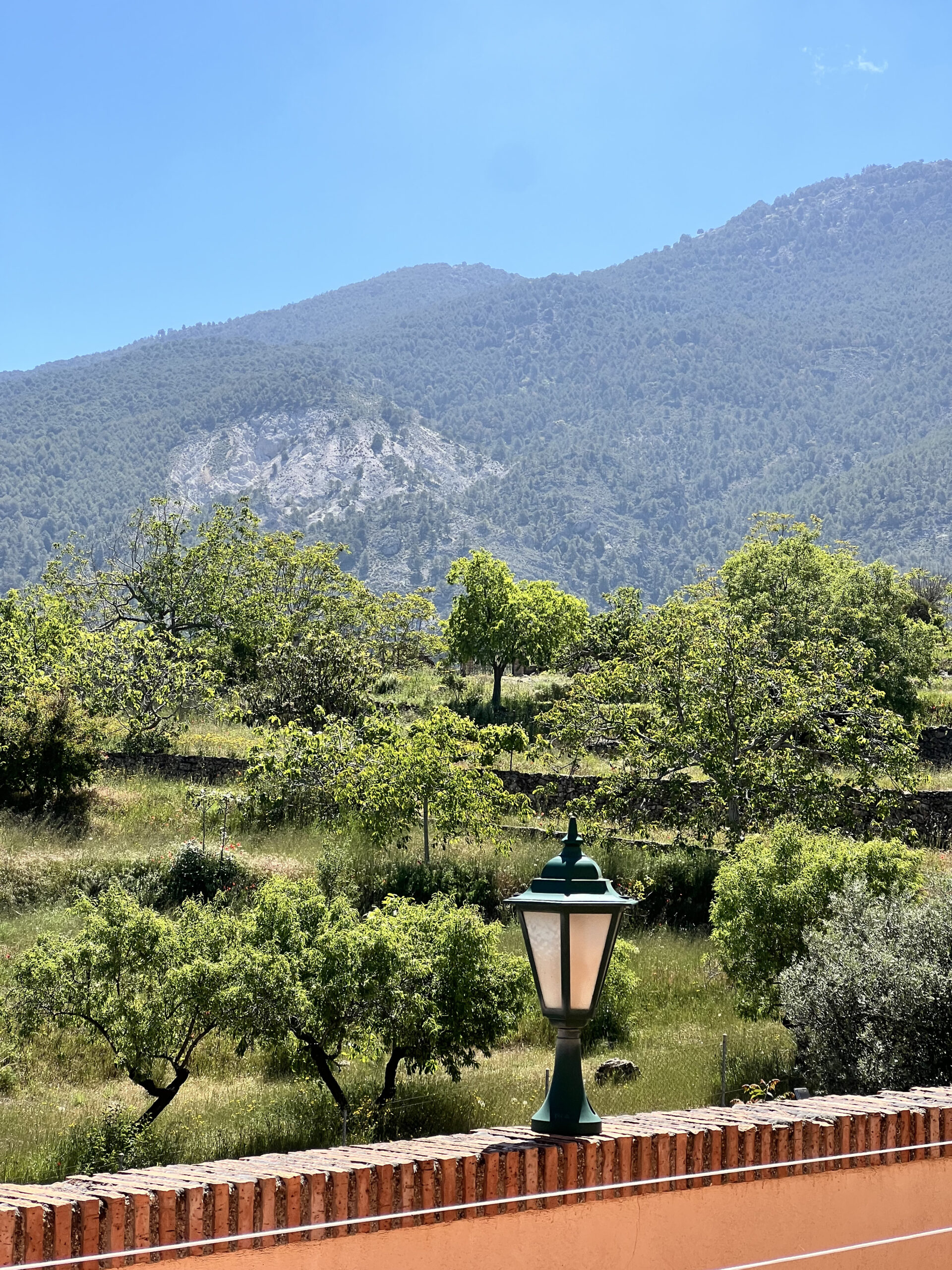 Vista panorámica de Sierra Nevada desde Instituto Vúskeda